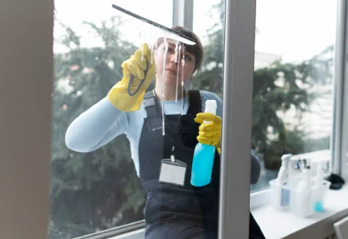 Nettoyage de vitres intérieures et extérieures à Bourdeau